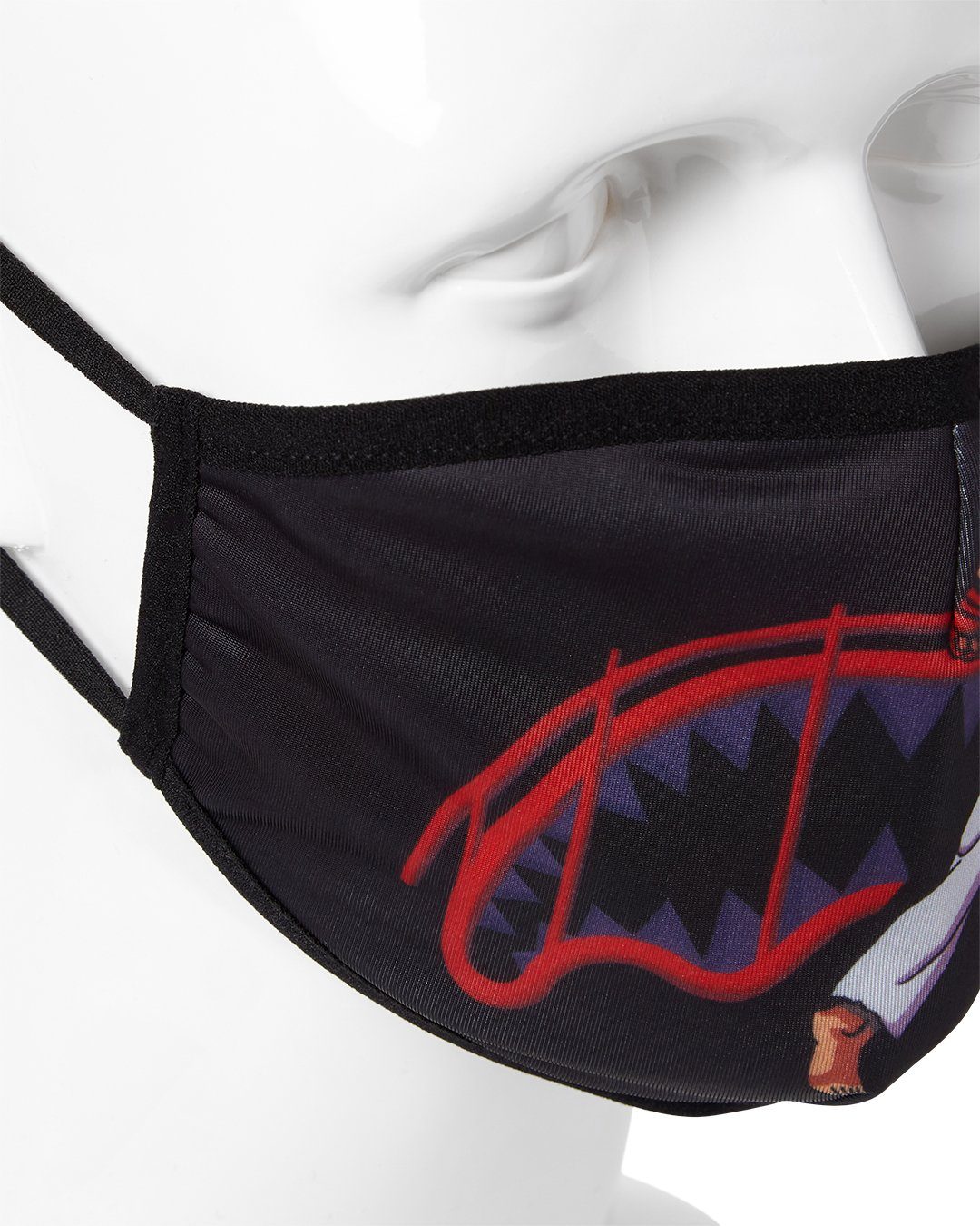 Limited Edition ADULT STREET FIGHTER RYU SHARK FORM FITTING FACE-COVERING