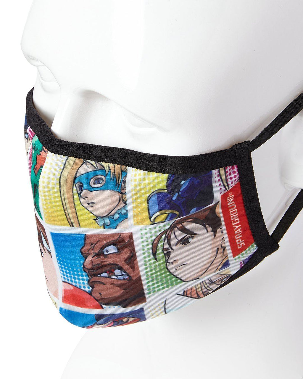 Limited Edition ADULT STREET FIGHTER PLAYER SELECT FORM FITTING FACE-COVERING