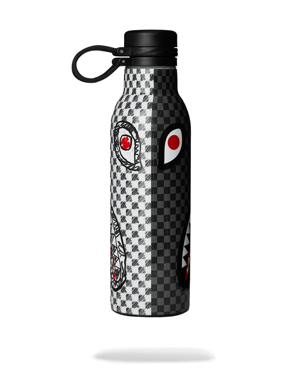 Limited Edition DOODLE CHECK SPLIT WATER BOTTLE