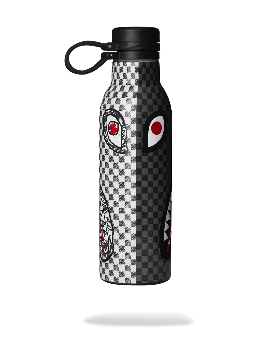 Limited Edition DOODLE CHECK SPLIT WATER BOTTLE