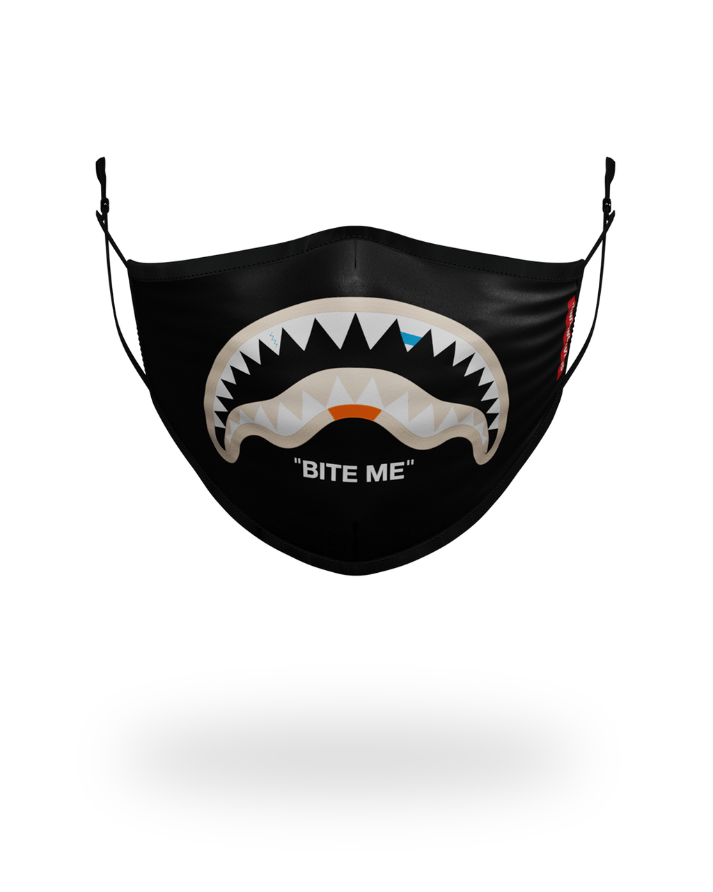 Limited Edition BITE ME SHARK BLK POLYESTER FACE MASK