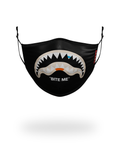 Limited Edition BITE ME SHARK BLK POLYESTER FACE MASK