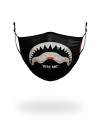 Limited Edition BITE ME SHARK BLK POLYESTER FACE MASK