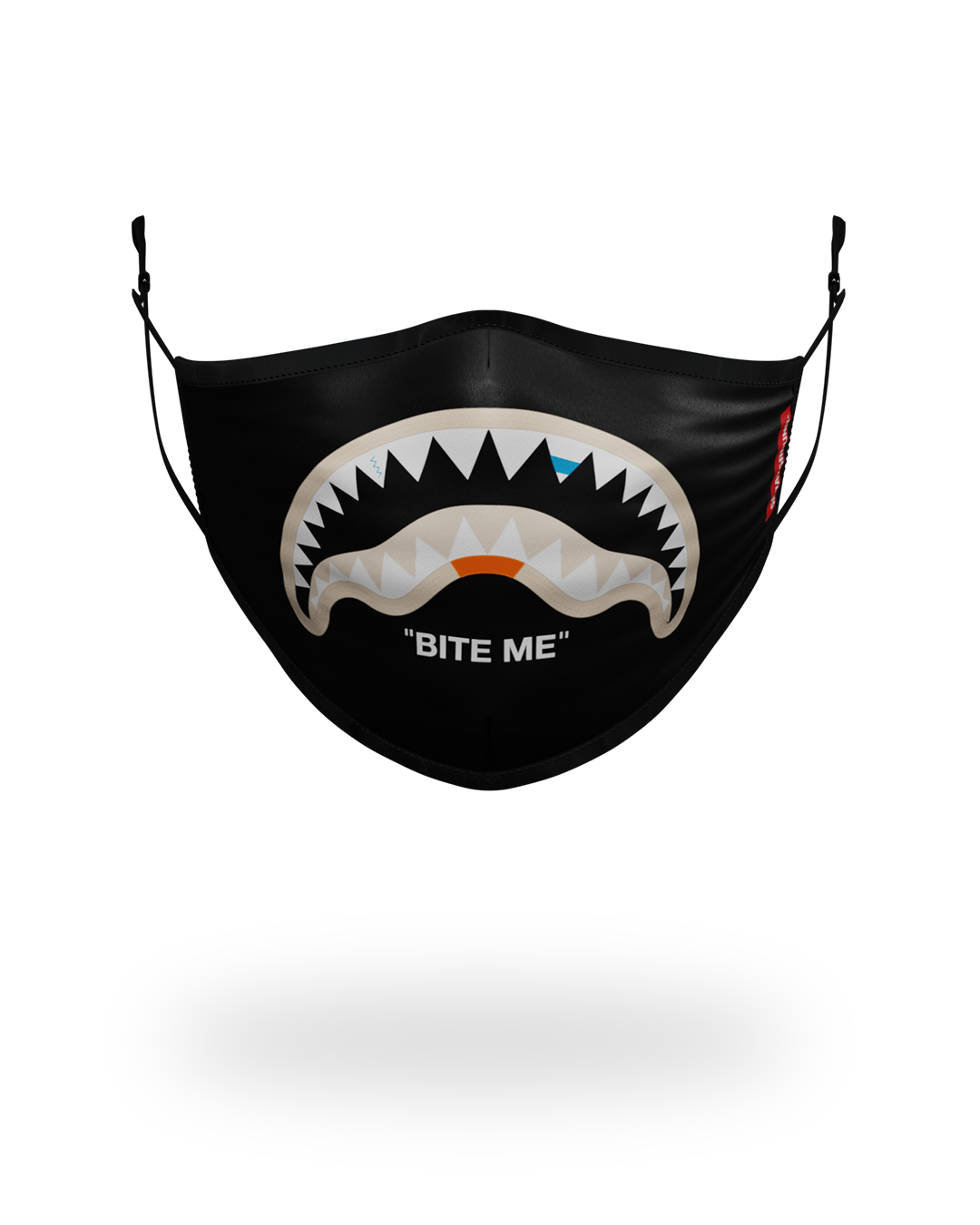 Limited Edition BITE ME SHARK BLK POLYESTER FACE MASK
