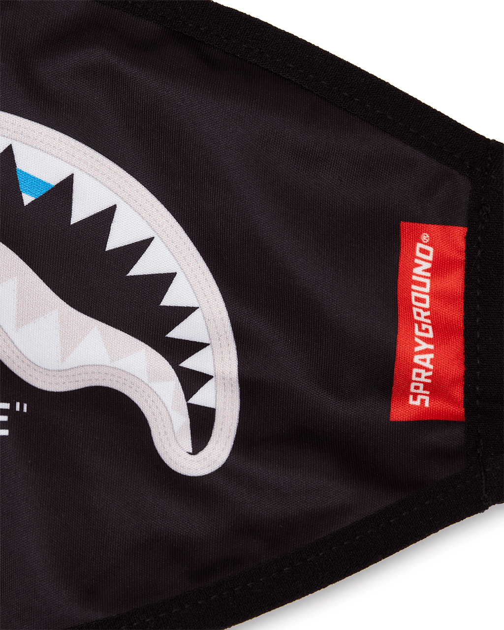 Limited Edition BITE ME SHARK BLK POLYESTER FACE MASK