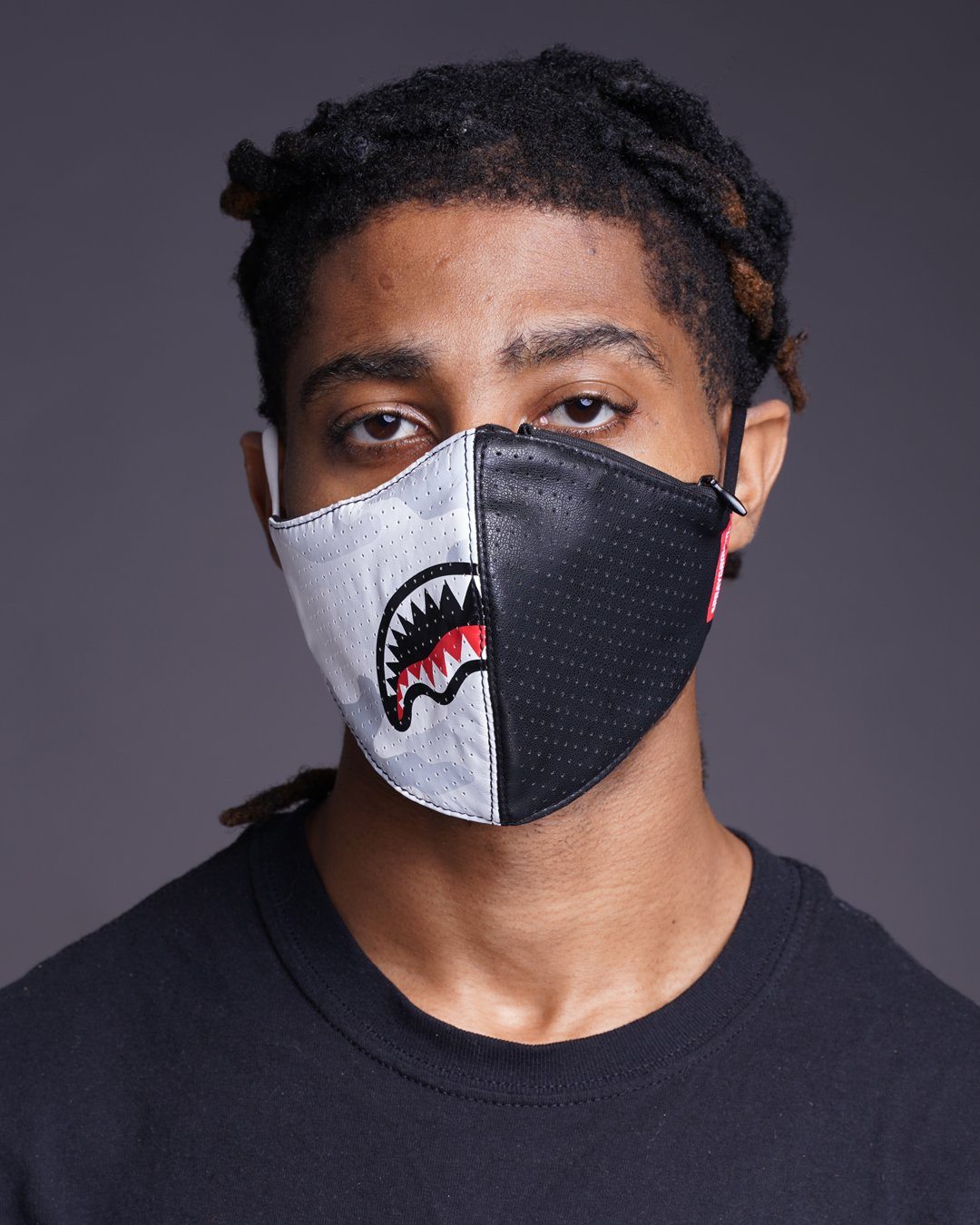 Limited Edition DAMAGE CONTROL STASH POCKET VEGAN LEATHER FACE MASK