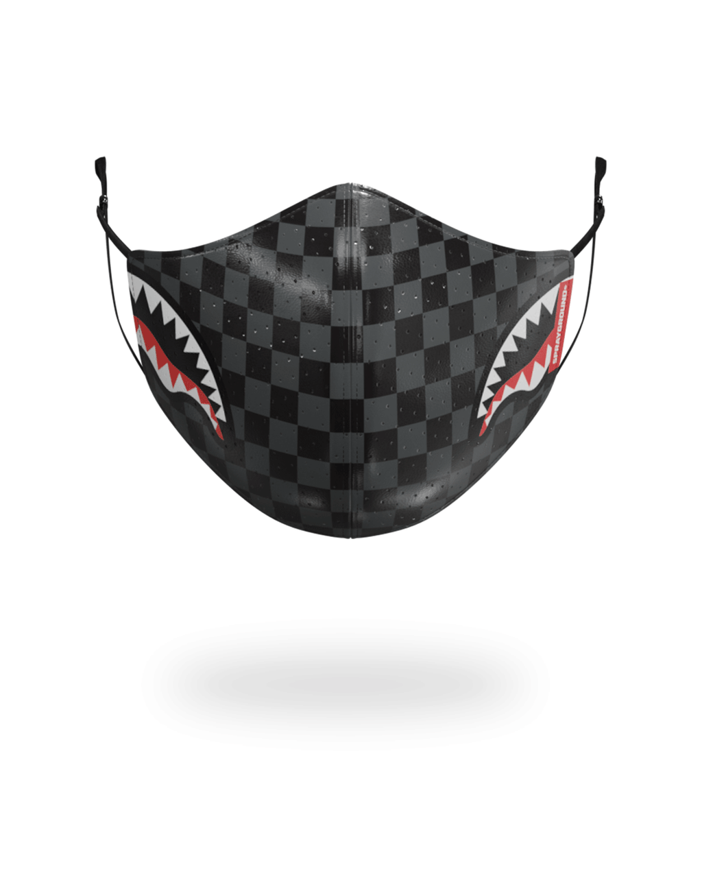 Limited Edition SHARKS IN PARIS GRAY VEGAN LEATHER FACE MASK