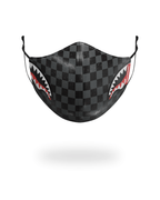 Limited Edition SHARKS IN PARIS GRAY VEGAN LEATHER FACE MASK