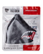 Limited Edition SHARKS IN PARIS GRAY VEGAN LEATHER FACE MASK
