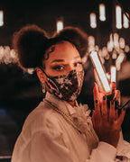 Limited Edition SHARKFLOWER VEGAN LEATHER FACE MASK