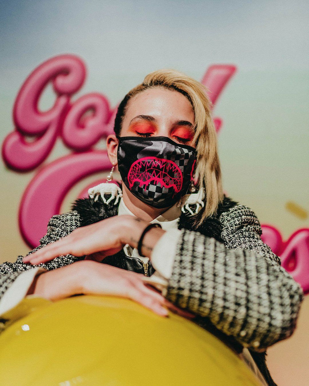 Limited Edition 3AM PINK DRIP FACE MASK