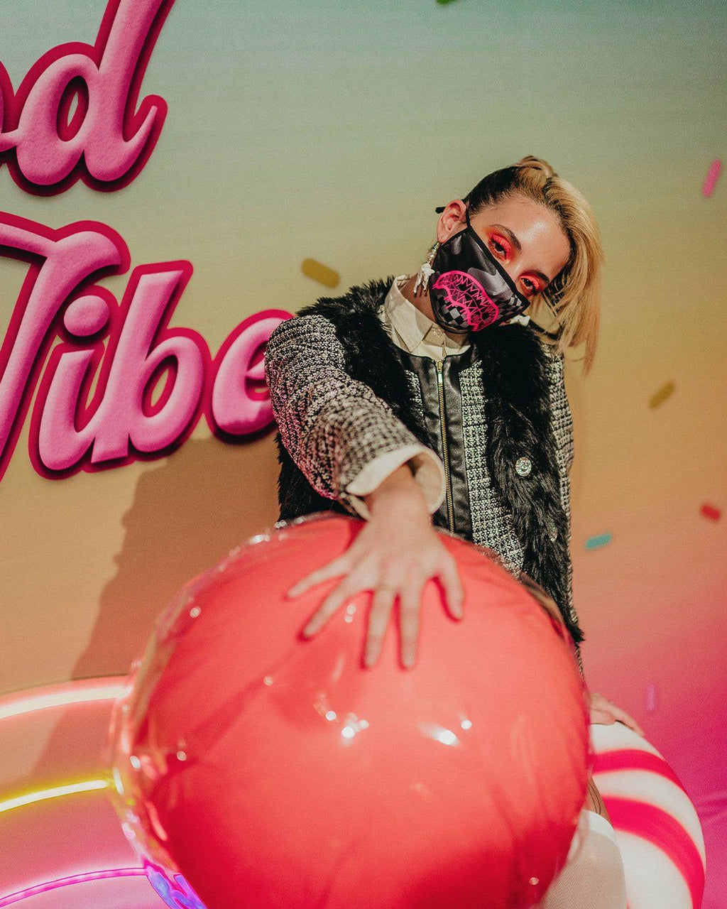 Limited Edition 3AM PINK DRIP FACE MASK