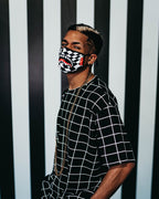 Limited Edition TRIPPY CHECK FACE MASK