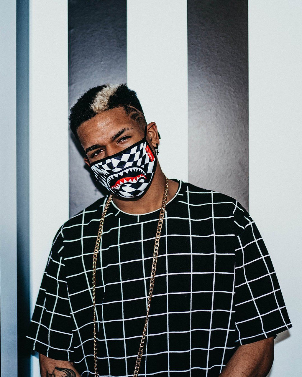 Limited Edition TRIPPY CHECK FACE MASK