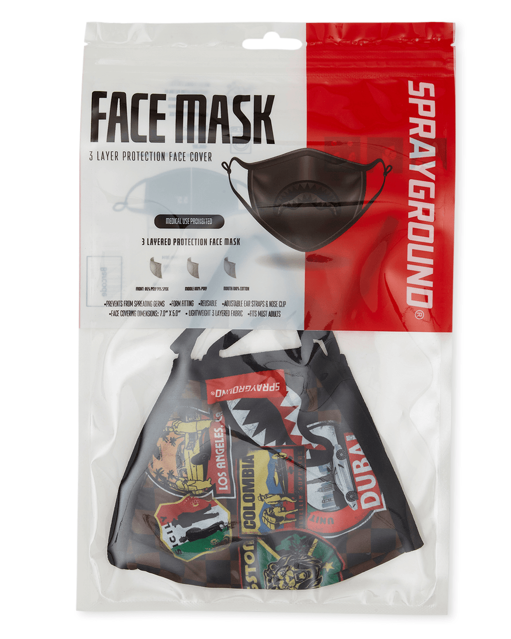 Limited Edition GLOBAL MOGUL FACE MASK