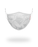 Limited Edition SHARK CHECK WHITE FACE MASK