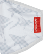 Limited Edition SHARK CHECK WHITE FACE MASK