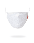 Limited Edition SNOW LEOPARD POLYESTER FACE MASK