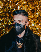 Limited Edition MIDNIGHT SHARK VEGAN LEATHER FACEMASK