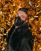 Limited Edition MIDNIGHT SHARK VEGAN LEATHER FACEMASK