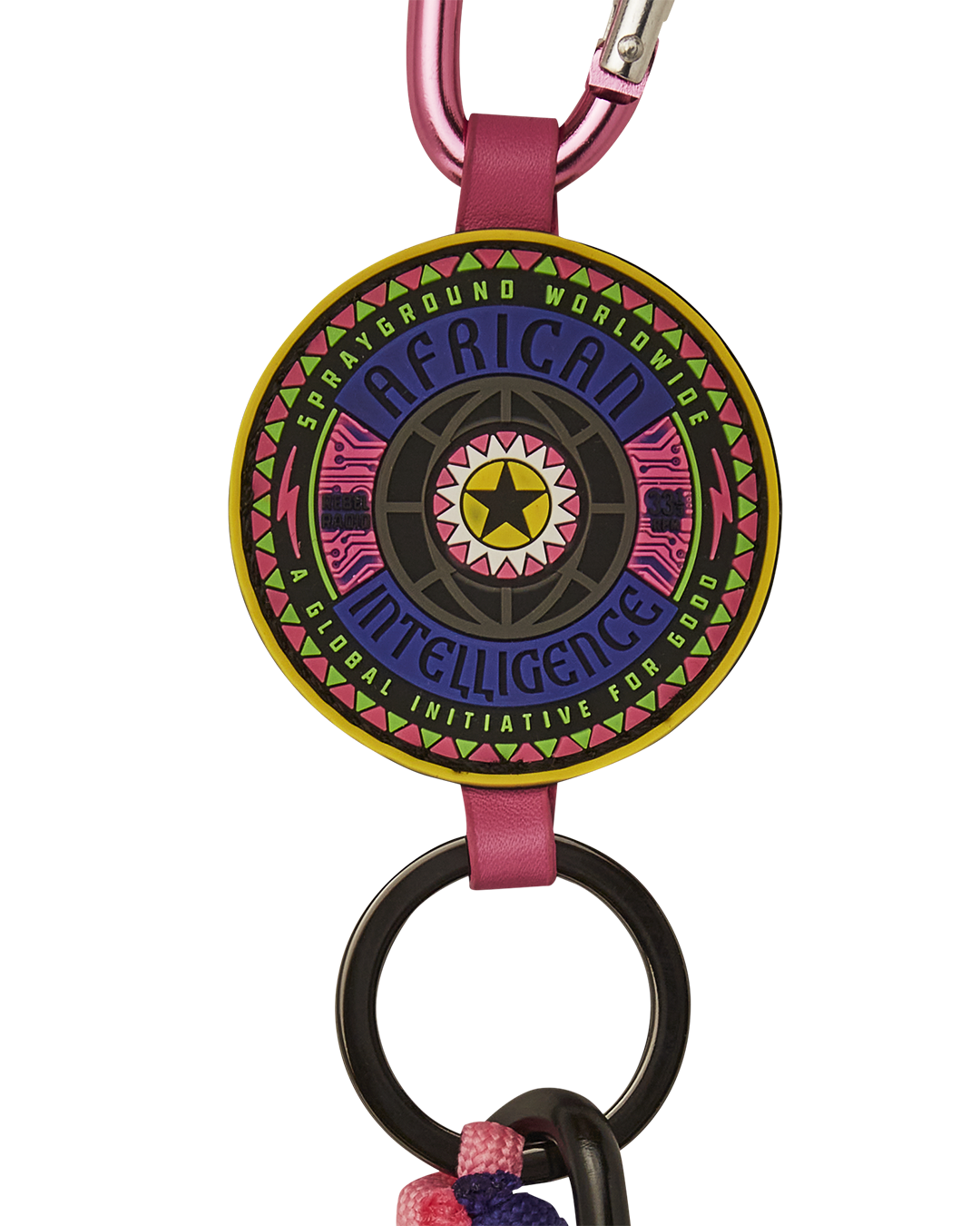 Limited Edition A.I. 12 BROOKLYN & BEYOND - SANDFLOWER COLLAB CLIP KEYCHAIN