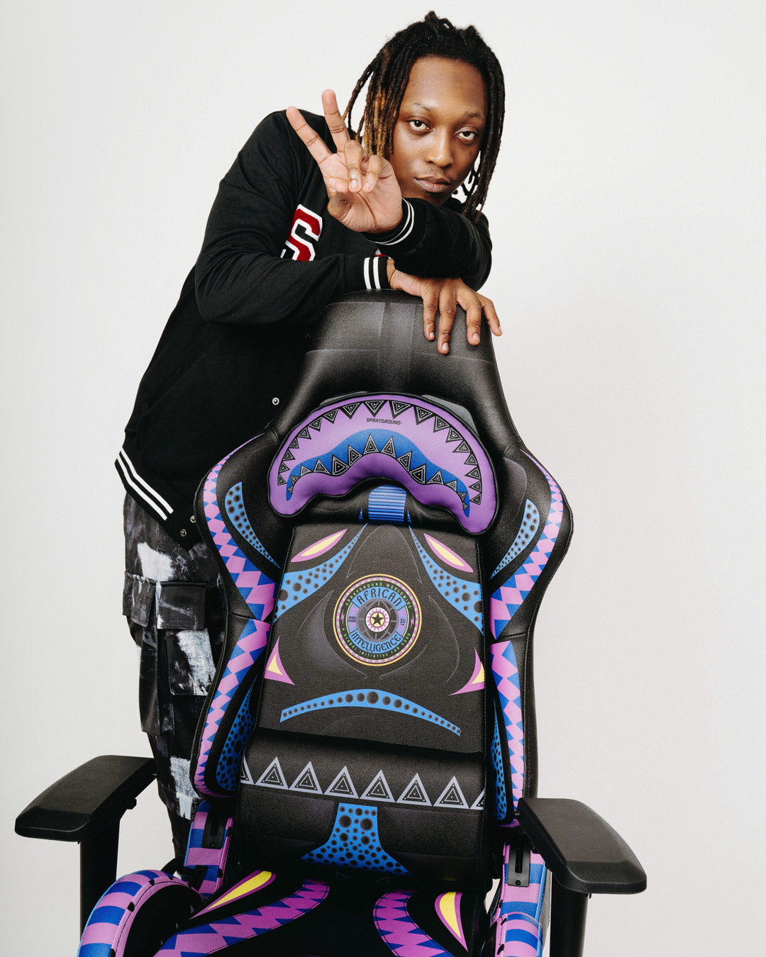 Limited Edition A.I. 12 BROOKLYN & BEYOND - SANDFLOWER COLLAB GAMING CHAIR