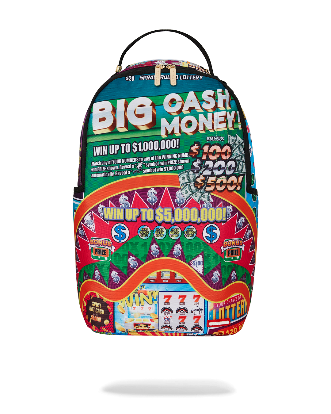 Limited Edition BIG MONEY BIG MONEY BACKPACK COMES WITH SCRATCH OFF PLAYING CARD