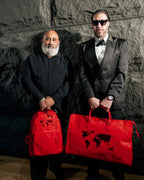 Limited Edition JAMES FIRST CLASS RUBY RED PYRAMID LARGE DUFFLE