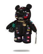 Limited Edition JAMES FIRST CLASS GLOBAL FLAGS MONEYBEAR BACKPACK