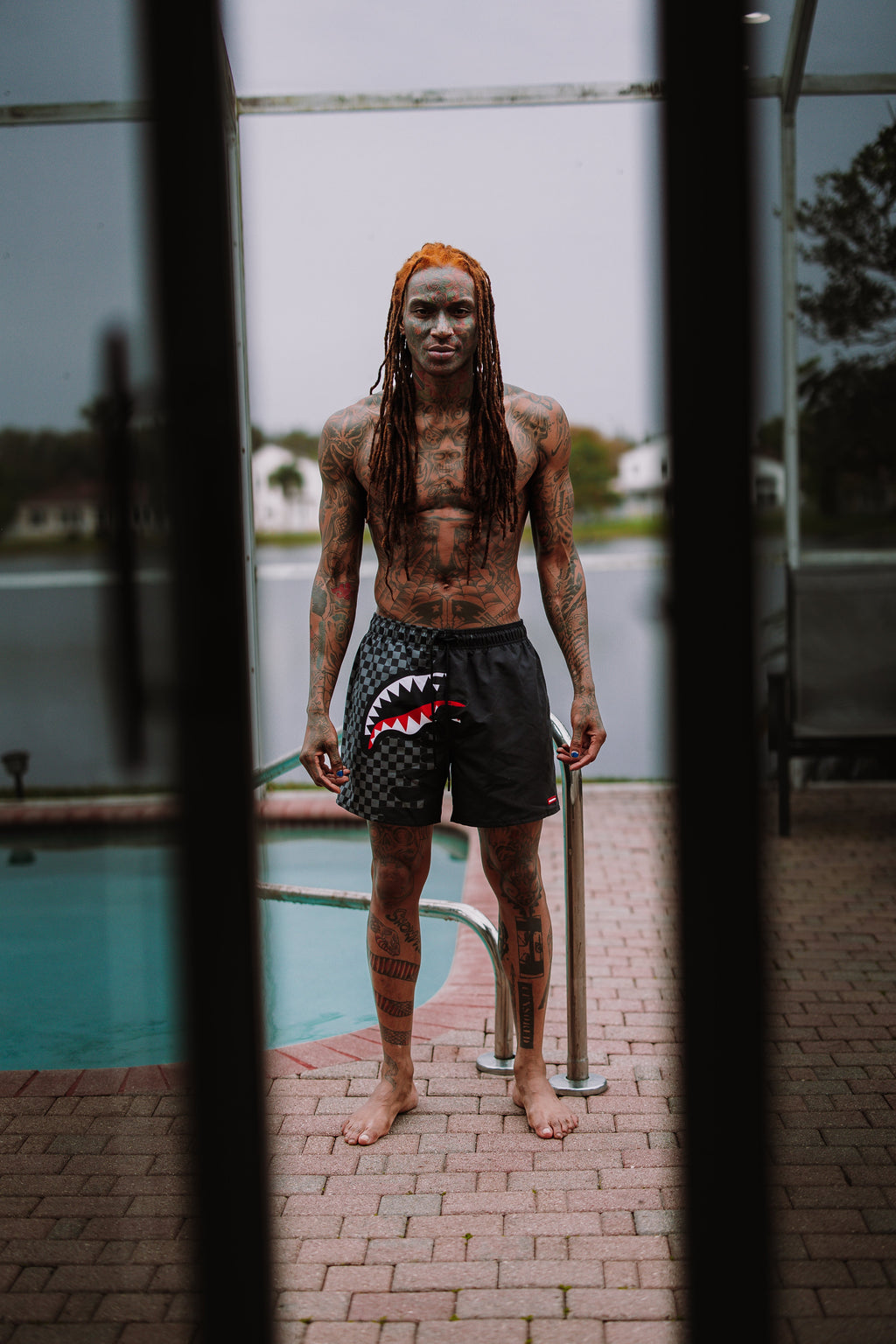 Limited Edition SPEED SHARK SIDE SWIPE SWIM SHORTS