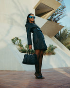 Limited Edition MIDNIGHT CHATEAU MINI PYRAMID DUFFLE
