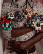 Limited Edition PANDA SKI MASK BEAR KEYCHAIN