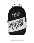 Limited Edition HELLO MY NAME IS 15 YEARS QUILTED BACKPACK SUPER RARE