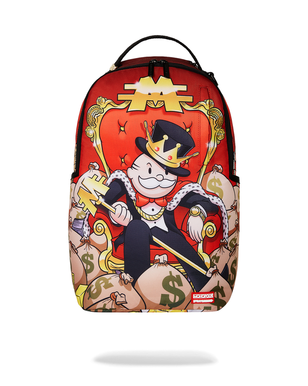 Limited Edition MONOPOLY GOLD EMPIRE THRONE BACKPACK