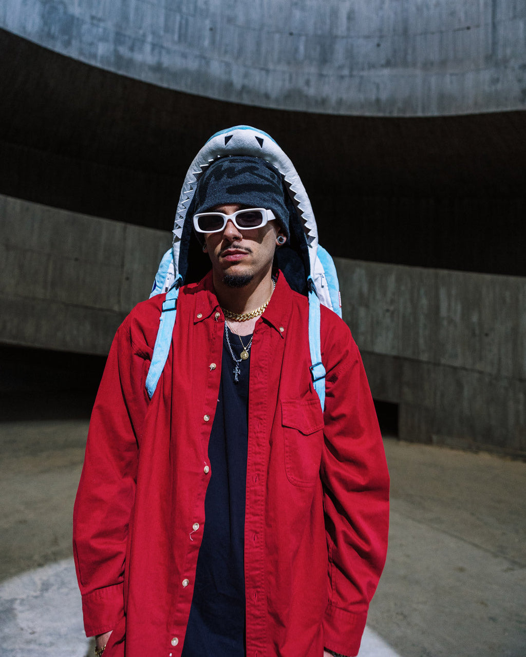 Limited Edition STUFFED SAVAGE HOODY BACKPACK SHARK