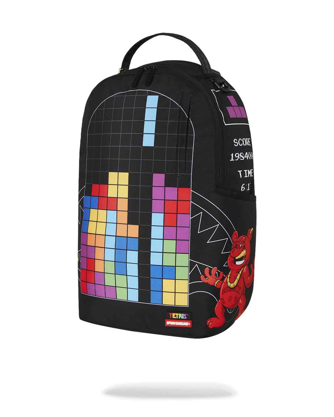 Limited Edition TETRIS WITH DIABLO AND MONEY BEAR BACKPACK