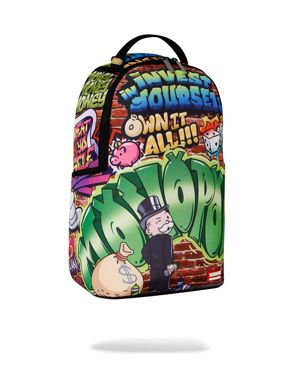 Limited Edition MONOPOLY GRAFFITI GOLD RUSH DLXR BACKPACK