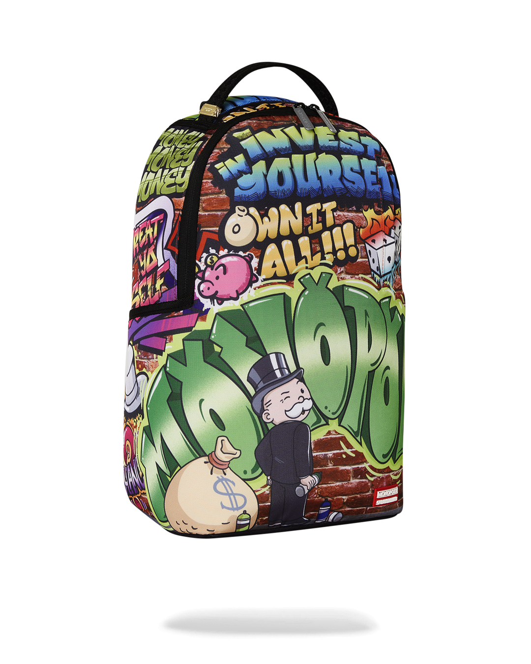Limited Edition MONOPOLY GRAFFITI GOLD RUSH DLXR BACKPACK