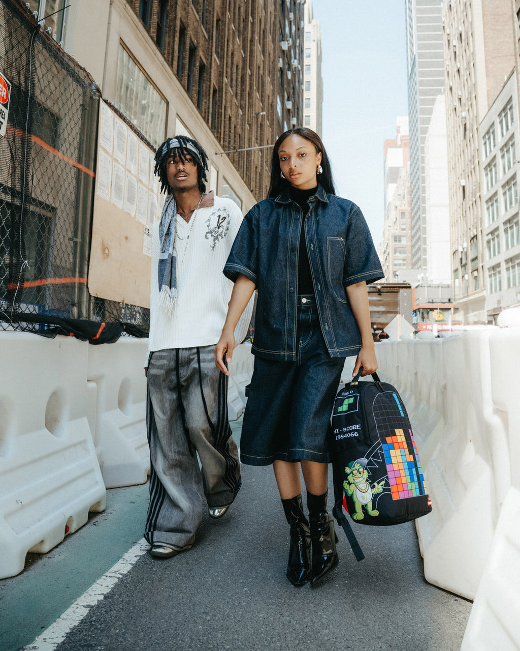 Limited Edition TETRIS WITH DIABLO AND MONEY BEAR BACKPACK