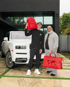 Limited Edition JAMES FIRST CLASS RUBY RED PYRAMID LARGE DUFFLE