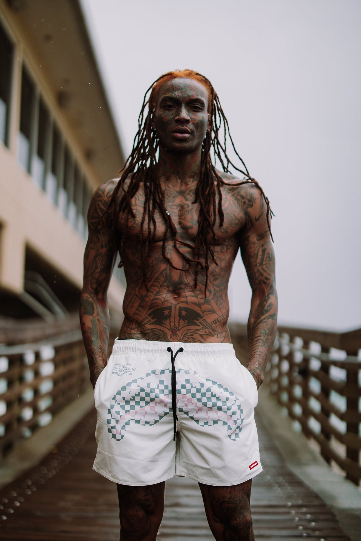 Limited Edition SHARK CENTRAL DYNAMIC SWIM SHORTS