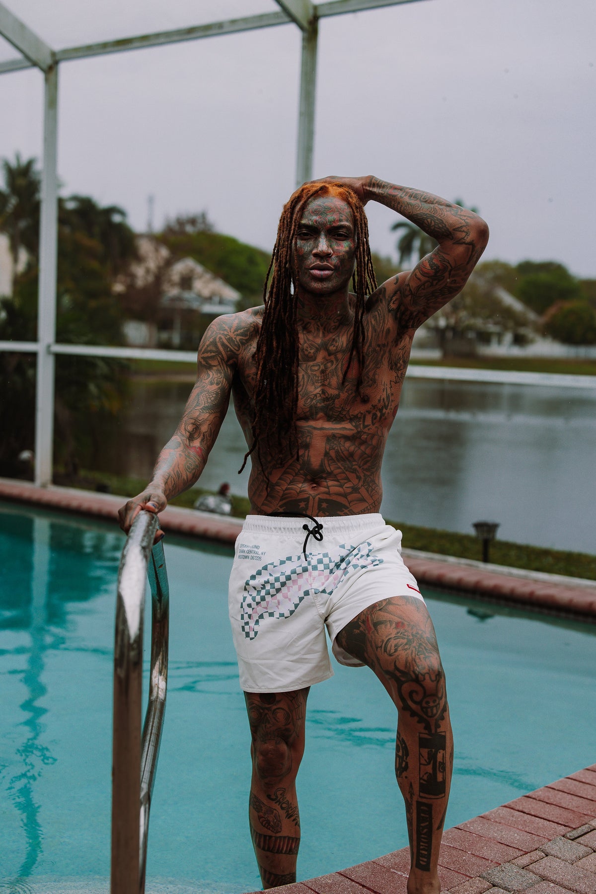 Limited Edition SHARK CENTRAL DYNAMIC SWIM SHORTS