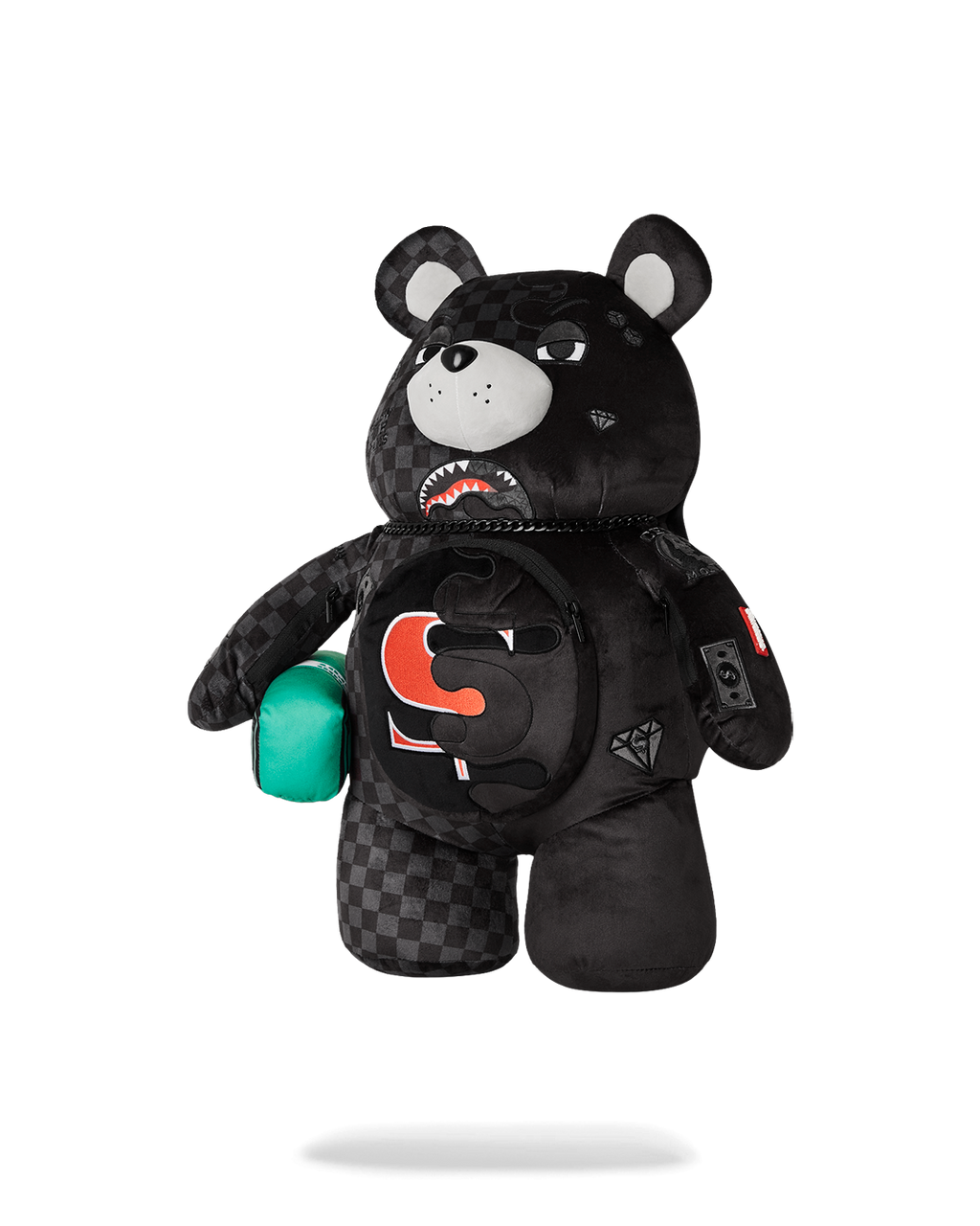 Limited Edition SPEED SHARK SIDE SWIPE MONEYBEAR TEDDY BEAR BACKPACK