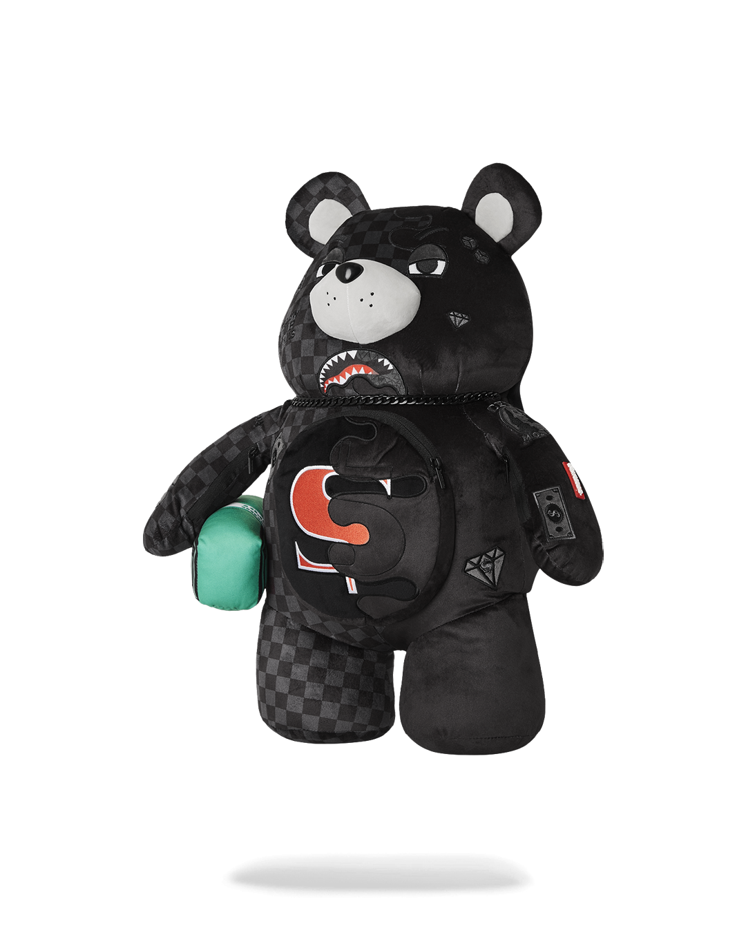 Limited Edition SPEED SHARK SIDE SWIPE MONEYBEAR TEDDY BEAR BACKPACK