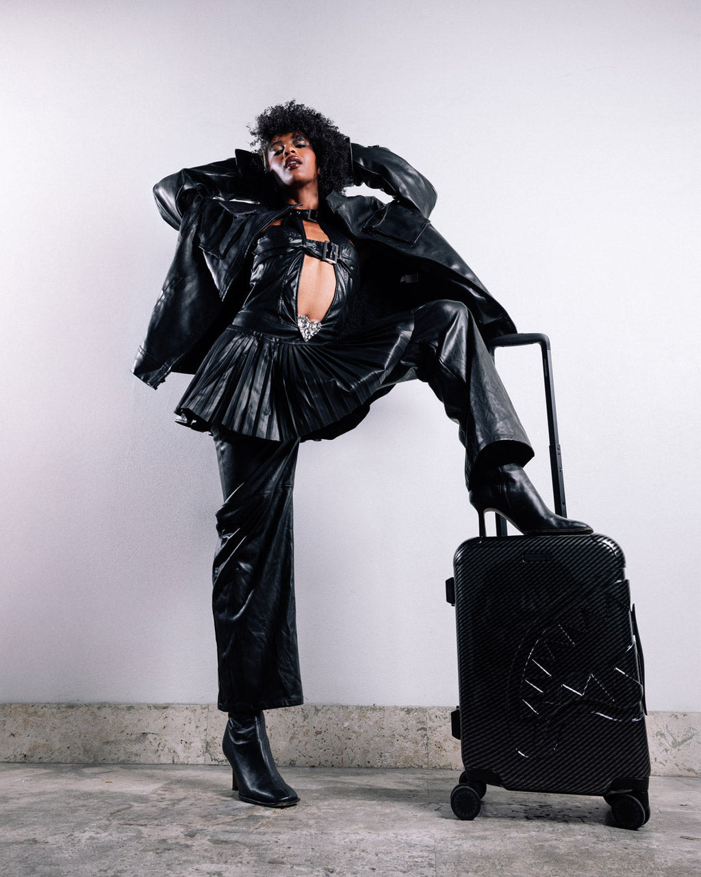 Limited Edition NIGHTFALL SHARKITECTURE CARRY-ON LUGGAGE