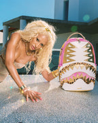 Limited Edition A.I. AFRICAN INTELLIGENCE PARADIGM OF THE PYRAMID BACKPACK - SANDFLOWER COLLAB