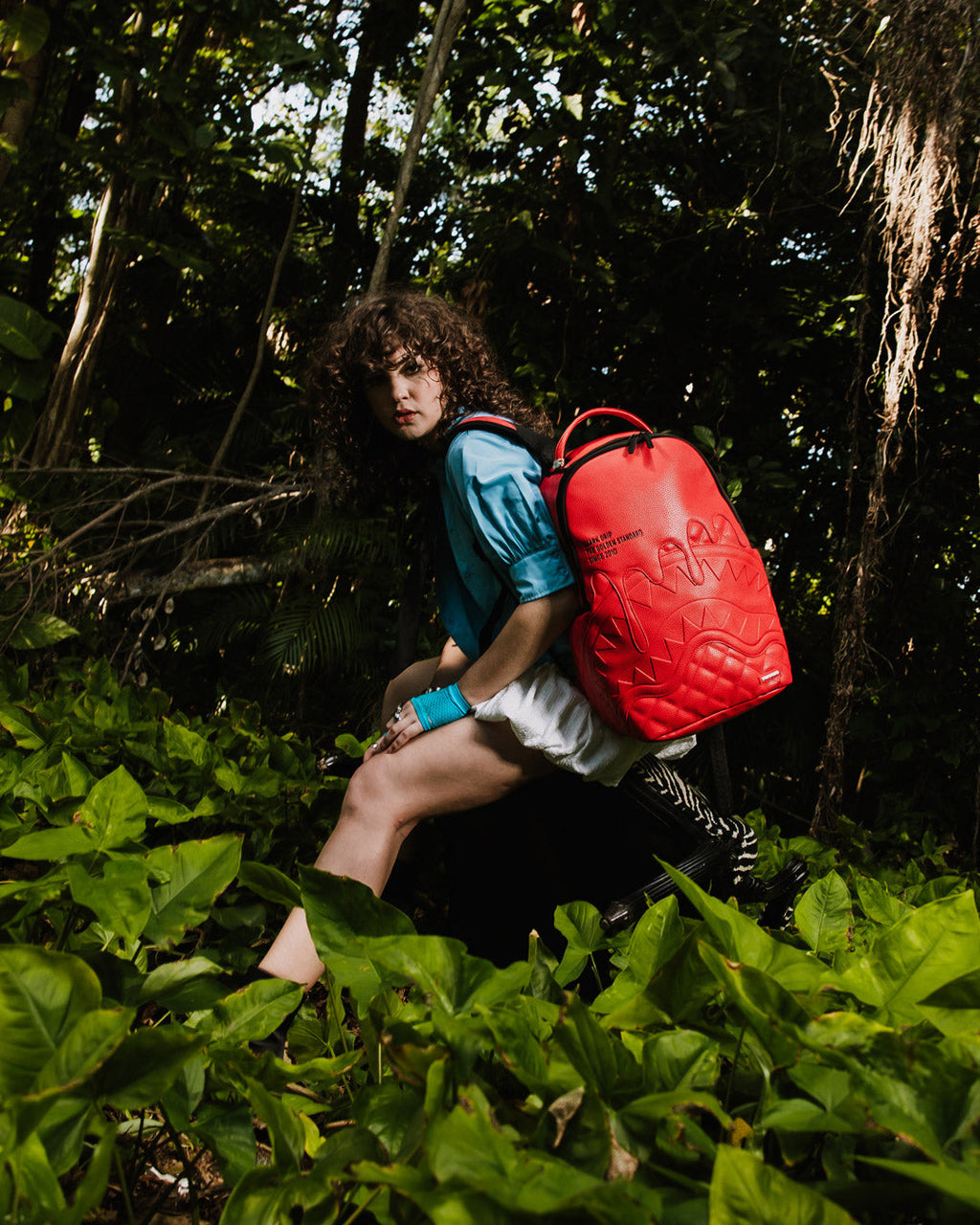 Limited Edition SHARK CENTRAL EMBOSSED DRIP DLXSV BACKPACK