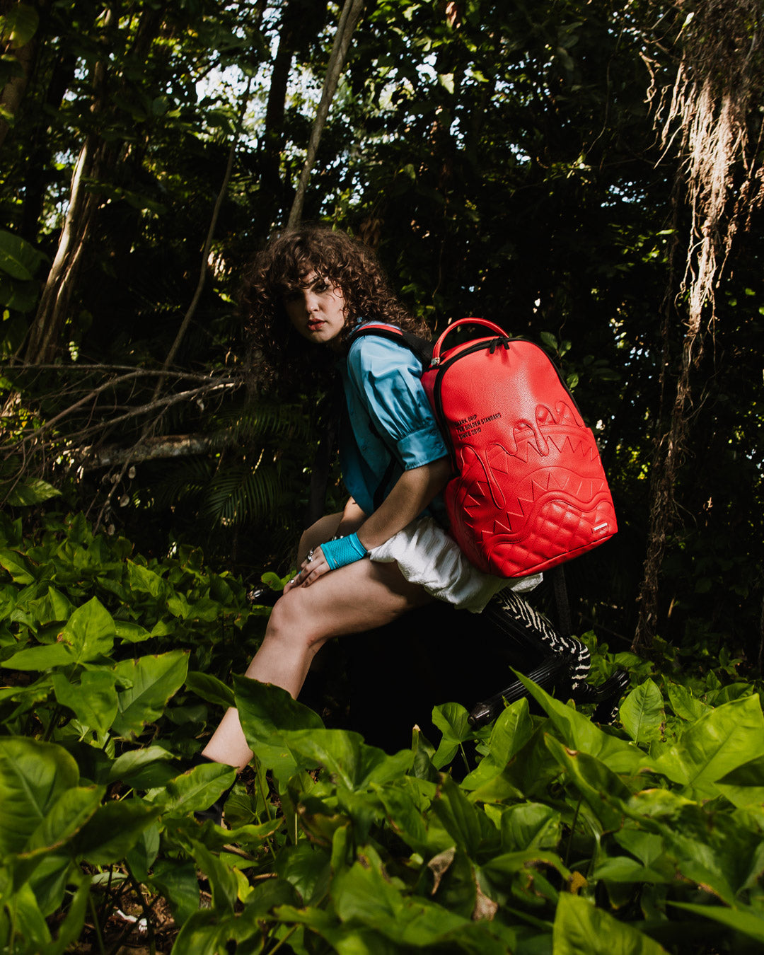 Limited Edition SHARK CENTRAL EMBOSSED DRIP DLXSV BACKPACK