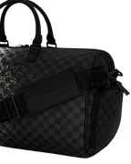 Limited Edition SCRIBBLE DRIBBLE CHECK DUFFLE
