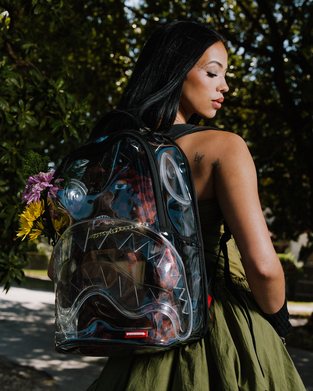 Limited Edition CLEAR BACKPACK - SHARKS IN PARIS BEAR